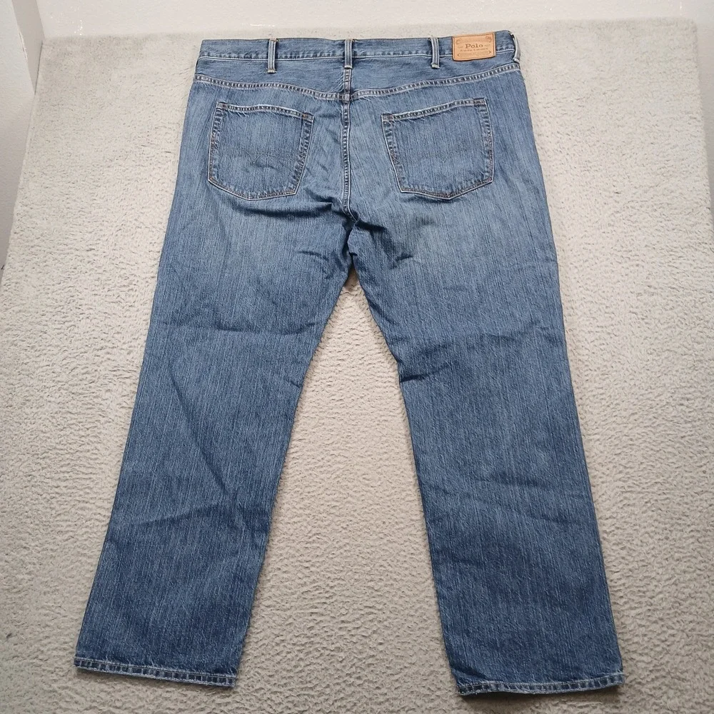 Polo Ralph Lauren Classic Fit Jeans Mens 44x30‎ Medium Wash Blue Denim